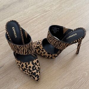 Express Animal Print Women's Heels
